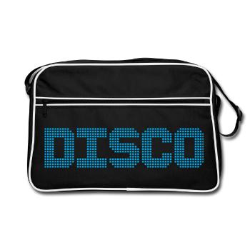 DISCO - Retro Bag - black/white - Front