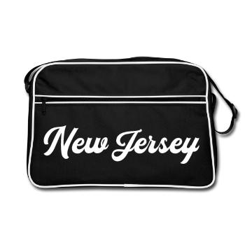 New Jersey - Sac Retro - noir/blanc - Devant