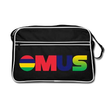Mauritius - Retro Bag - black/white - Front
