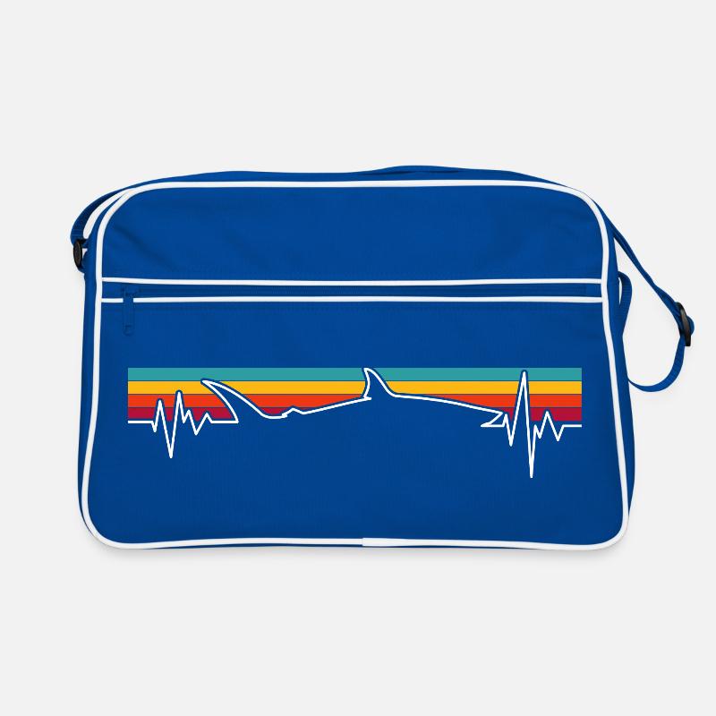 Rétro coucher de soleil loup pulse Sac Retro