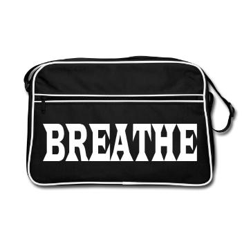 live freely - Retro Bag - black/white - Front