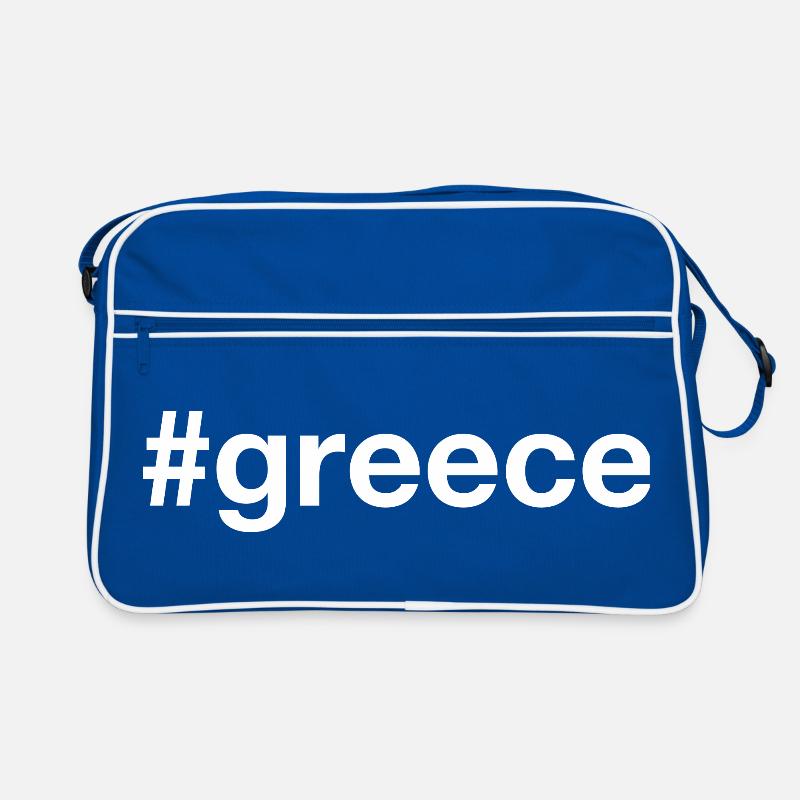 GREECE Hashtag Retro Tasche