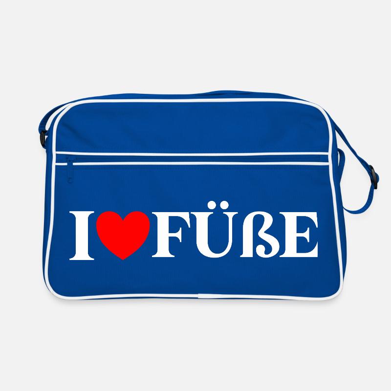 No socks allowed shield feet Retro Bag