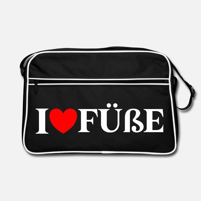 No socks allowed shield feet Retro Bag