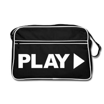 Jouer - Sac Retro - noir/blanc - Devant