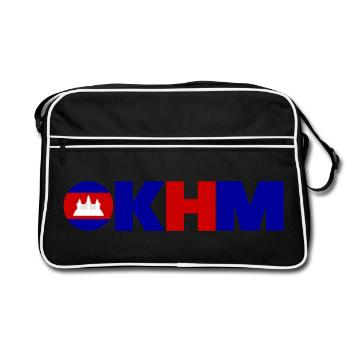 Cambodge - Sac Retro - noir/blanc - Devant