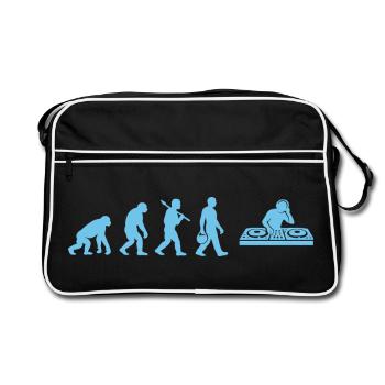 Evolution DJ Groove - Retro Bag - black/white - Front