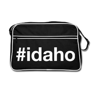 IDAHO Hashtag - Retro Bag - black/white - Front