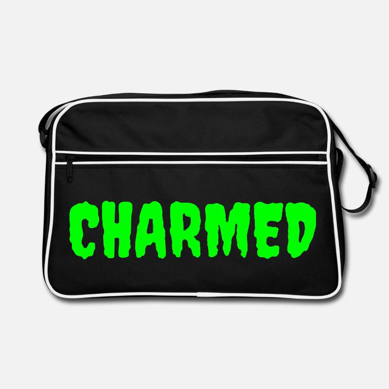 Enchanted Forest Mythical Creature Design - Retro Bag - black/white