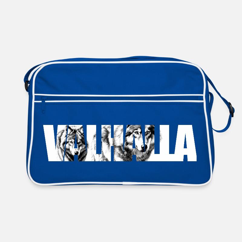 Wolfsruf Typography Retro Bag