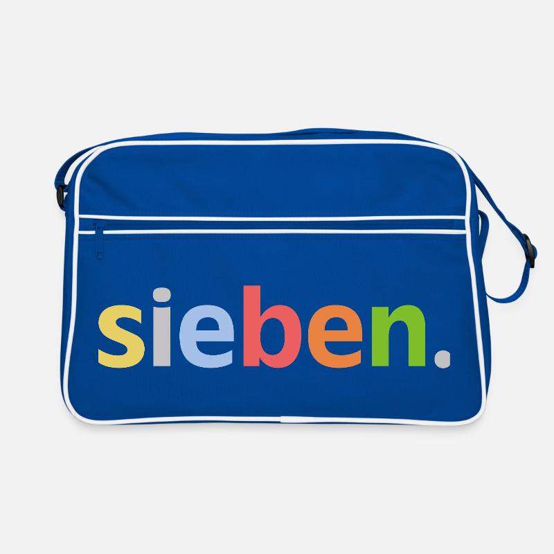 7. Geburtstag Junge Sieben 7 Jahre Jubiläum  Retro Tasche