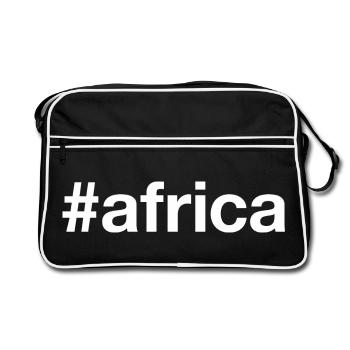 AFRICA Afrika - Retro Bag - black/white - Front