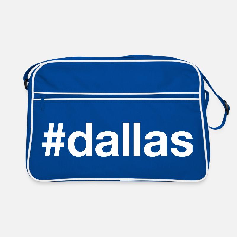 DALLAS Texas Hashtag Retro Tasche