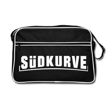 Südkurve Ultras - Retro Tasche - Schwarz/Weiß - Vorne