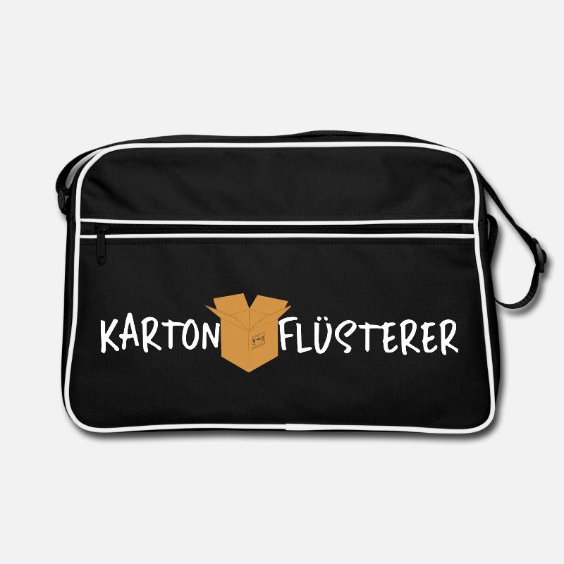 Karton Flüsterer Retro Tasche