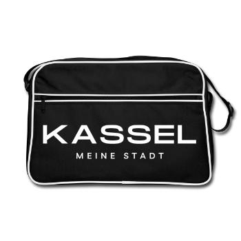 Kassel - Retro Bag - black/white - Front