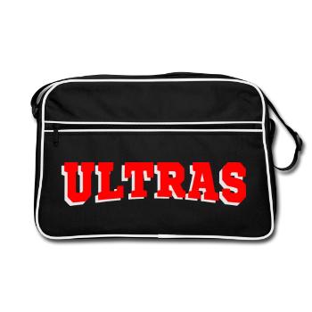 Ultras - Retro Bag - black/white - Front