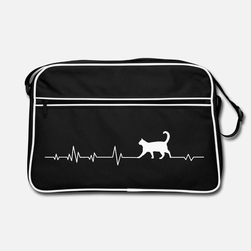 Katze Katzen Retro Tasche