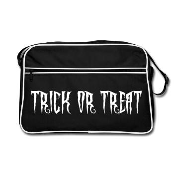 Trick or treat - Retro Bag - black/white - Front