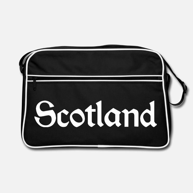 SCOTLAND - Retro Tasche - Schwarz/Weiß