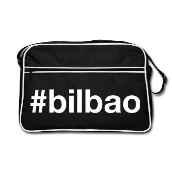 BILBAO Hashtag - Retro Bag - black/white - Front