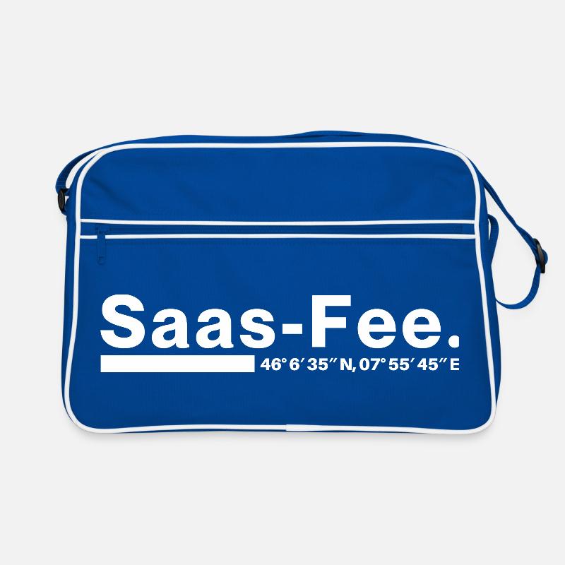 Coordonnées Saas-Fee Valais, Suisse Sac Retro