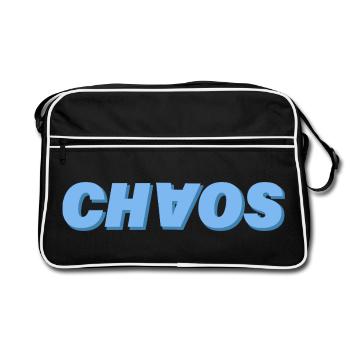 Chaos - Retro Bag - black/white - Front