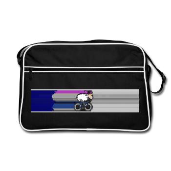 Tri Cycling - Retro Bag - black/white - Front