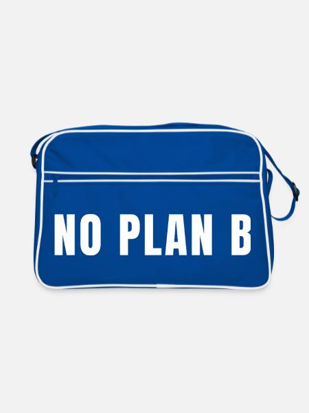 No Plan B Go All In Risk Success Power - Retro Bag - blue/white - Front
