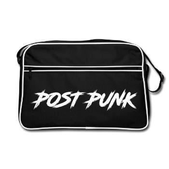 Post Punk - Retro Bag - black/white - Front