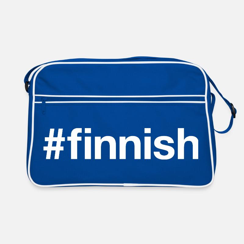 FINNISH Finland Hashtag Retro Bag