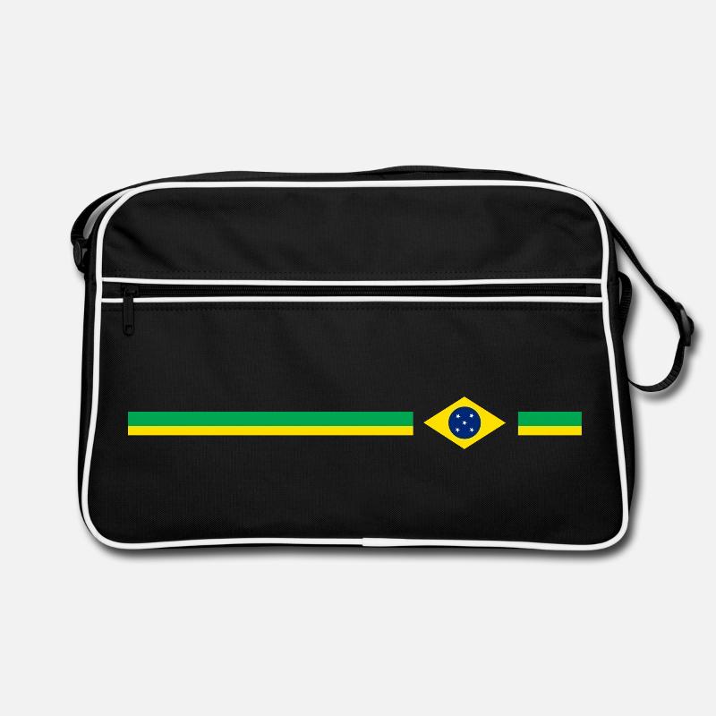 Brasilien-Design-Logo Retro Tasche