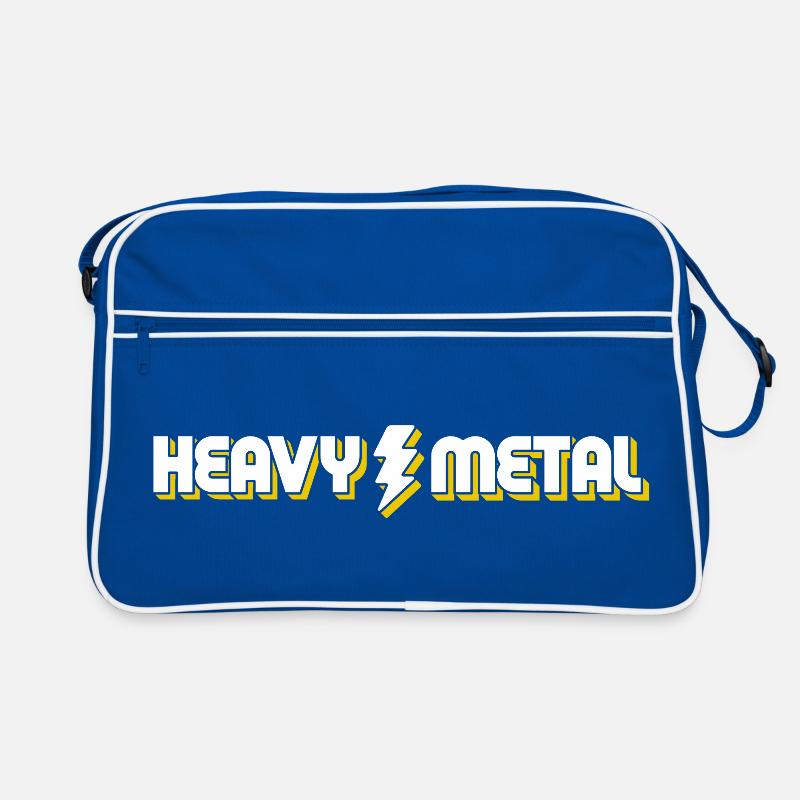 Schwermetall-Blitzfusions-Design Retro Tasche
