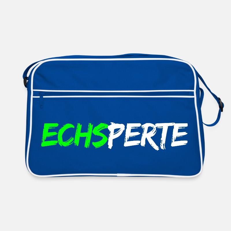 Echsperte - expert, jeu de mots amusant Sac Retro