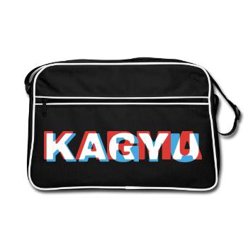 Karma Kagyu - Retro Bag - black/white - Front