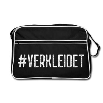 Carnival - Carnival - #VERKLEIDET Muffle Costume - Retro Bag - black/white - Front
