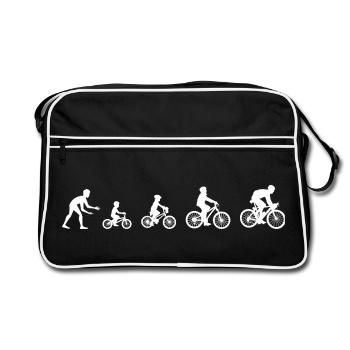 Rad Evolution - Retro Bag - black/white - Front