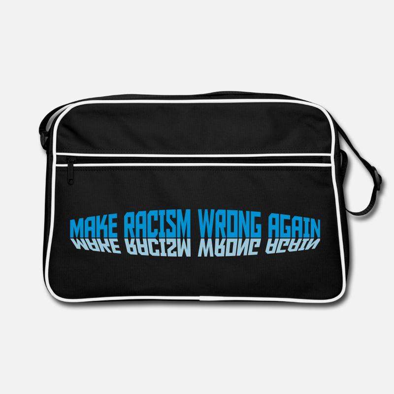 make racism wrong again Retro Tasche