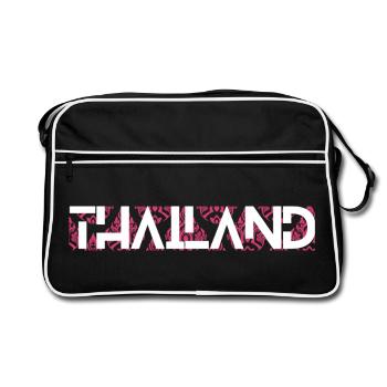 Thaïlande - Sac Retro - noir/blanc - Devant