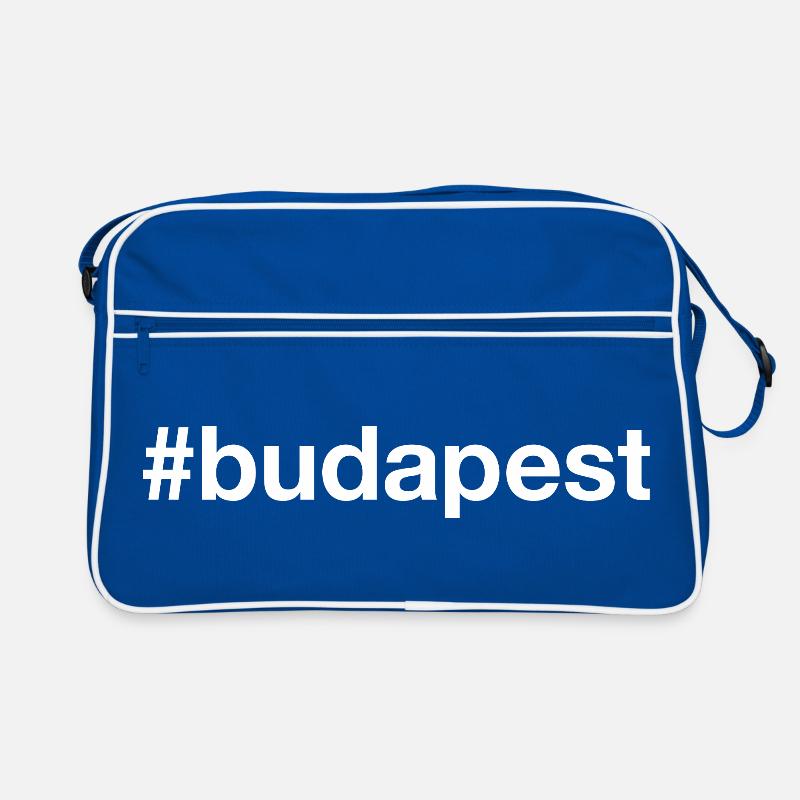 BUDAPEST Hashtag Retro Tasche