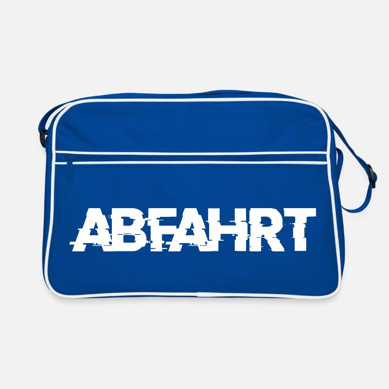 Abfahrt Retro Tasche