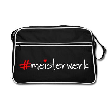 masterpiece - Retro Bag - black/white - Front