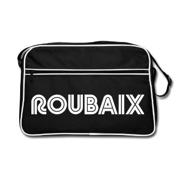 ROUBAIX France - Retro Bag - black/white - Front