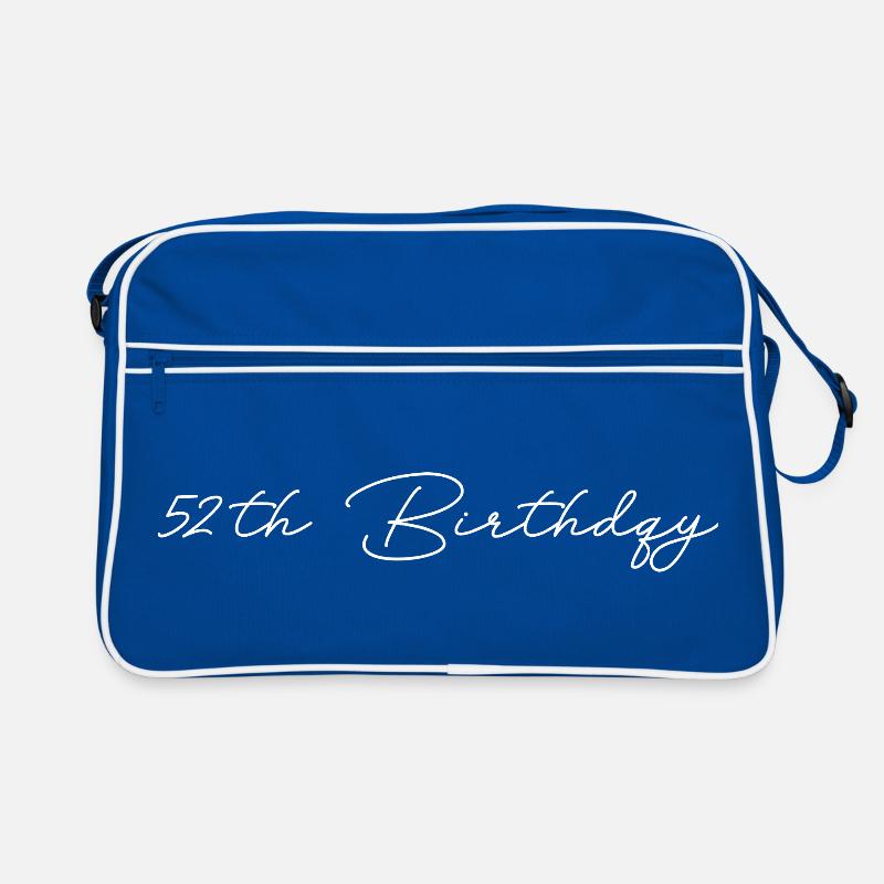 52th Birthday Retro Bag