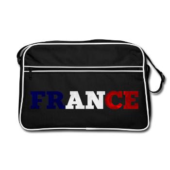 France - Sac Retro - noir/blanc - Devant