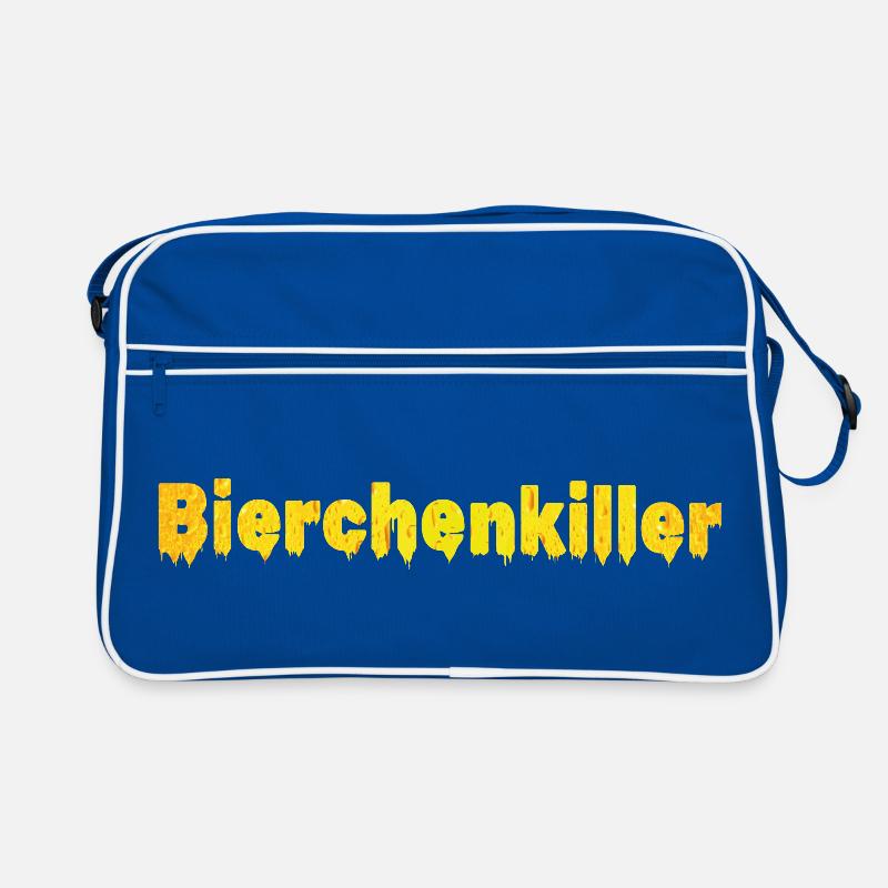 Bierchenkiller, Biertrinker, Bierchen, Bier Retro Tasche