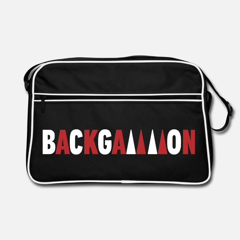 Backgammon Retro Tasche