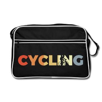 Cyclistes d’époque - Sac Retro - noir/blanc - Devant