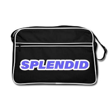SPLENDID - Retro Bag - black/white - Front