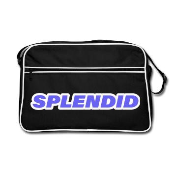 SPLENDID - Retro Bag - black/white - Front